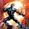 DC Comic Nightwing Hero paint by number