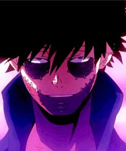Dabi Anime Art paint by numbers