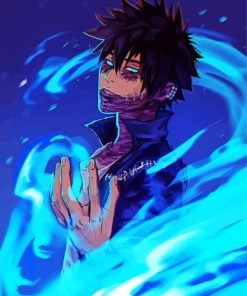 Dabi Character paint by numbers