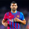 FCB Sergio Aguero paint by number