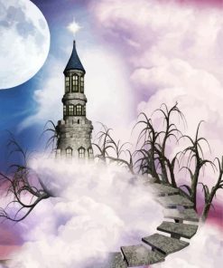 Fantasy Castle paint by number