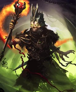 Fantasy Lich Art paint by numbers