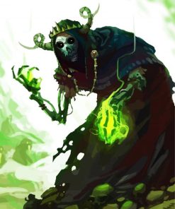 Fantasy Lich Animation paint by numbers