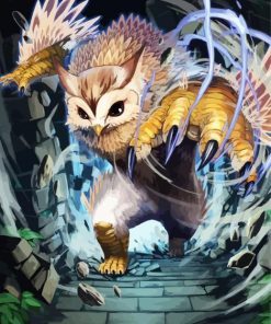 Fantasy Owlbear Art paint by numbers
