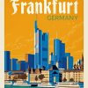 Frankfurt City Poster paint by numbers