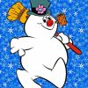 Frosty The Snowman paint by numbers