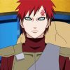 Gaara Animation Character paint by numbers