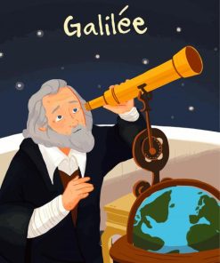 Galileo Galilei Art paint by numbers