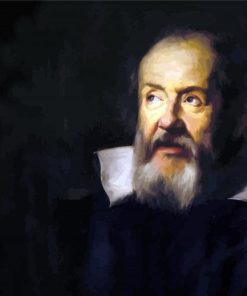 Galileo Galilei Portrait paint by numbers