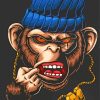 Gangster Monkey paint by number