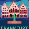 Germany Frankfurt City Poster paint by numbers