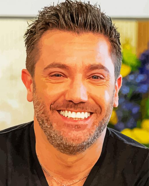Gino D Acampo paint by numbers