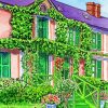 Giverny Monet House Art paint by number