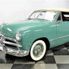 Green Classic 1949 Ford Tudor paint by numbers