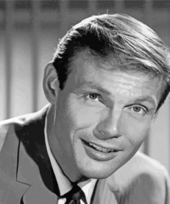 Handsome Adam West paint by numbers