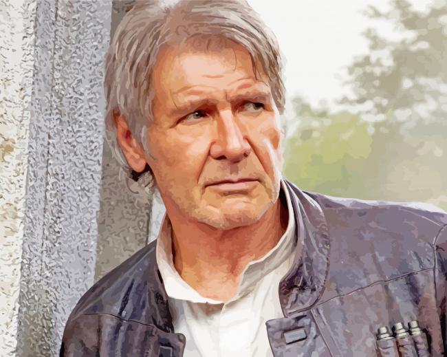 Harrison Ford Movie Character paint by numbers