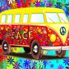 Hippie Volkswagen paint by number