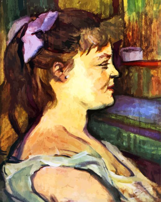House Wife Toulouse Lautrec paint by numbers