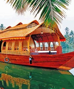 House Boat paint by numbers