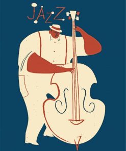 Jazz Player paint by numbers