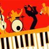 Illustration Latin Jazz paint by numbers