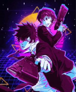 Illustration Psycho Pass paint by numbers