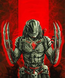 Illustration Predator paint by number