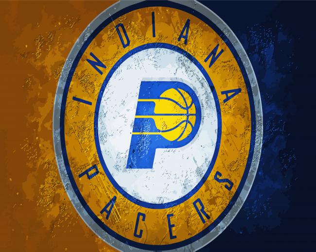 Indiana Pacres Club Logo paint by number