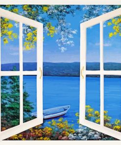 Island Window paint by numbers