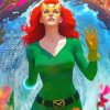 Jean Grey X Men paint by numbers