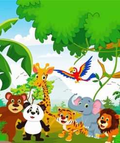 Jungle Safari paint by number