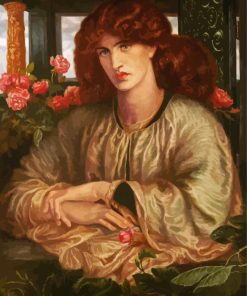 La Donna Della Finestra Rossetti paint by number