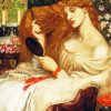 Lady Lilith By Rossetti paint by number