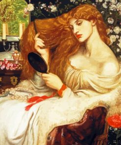 Lady Lilith By Rossetti paint by number