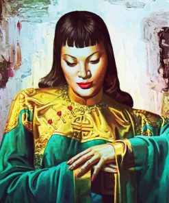 Lady From The Orient Vladimir Tretchikoff paint by number