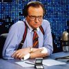 Larry King American Television Host paint by numbers