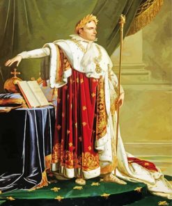 Leader Napoleon Bonaparte paint by number