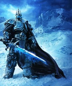 Lich King Arthas Menethil paint by number