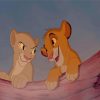 Lion King Simba And Nala paint by number