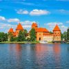 Lithania Trakai Castle paint by numbers