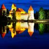 Lithuania Trakai Island Castle paint by numbers