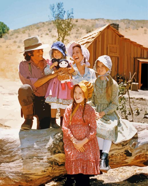 Little House On The Prairie Tv Serie paint by numbers
