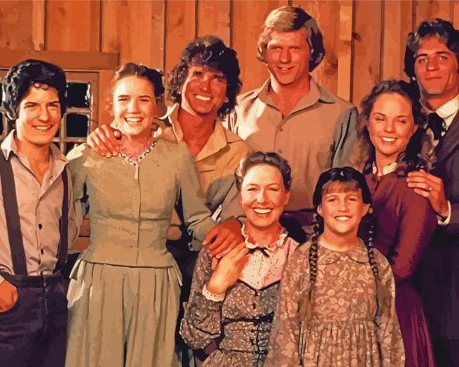 Little House On The Prairie Paint by numbers
