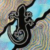 Lizard Aboriginal Art paint by number
