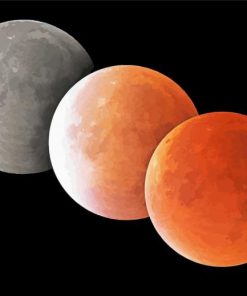 Lunar Eclipse paint by numbers