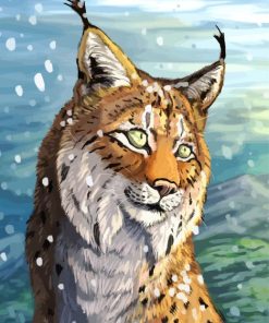 Lynx Cat paint by numbers