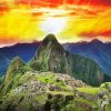 Machu Picchu At Sunset paint by numbers