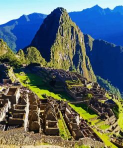 Machu Picchu Peru paint by numbers