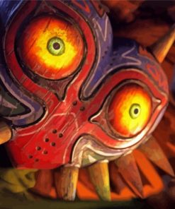 Majoras Mask Anime paint by numbers