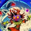 Majoras Mask Cartoon paint by numbers